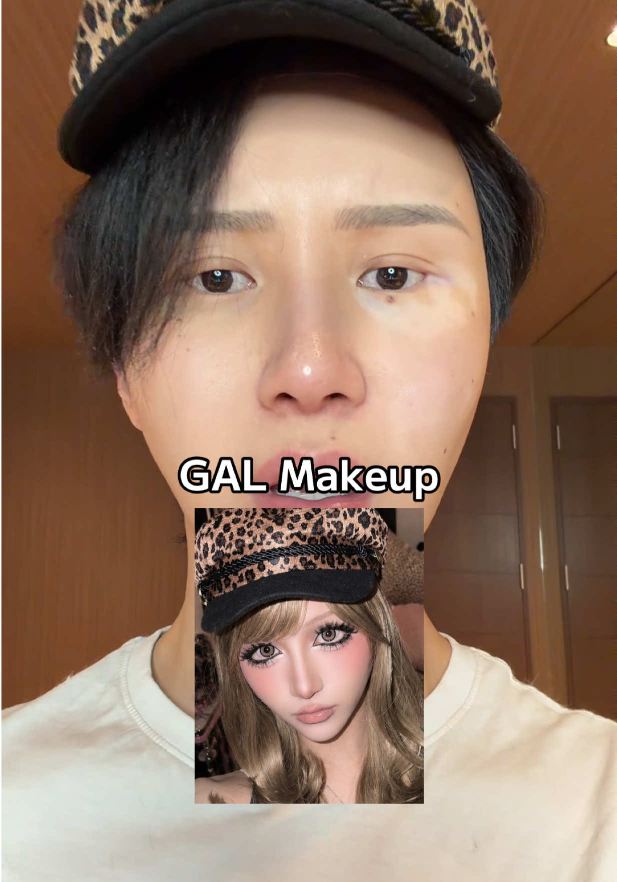 平成ギャルに大変身してみない？🐆🌺 #平成ギャル #ギャルメイク #GAL #gyaru #makeup 