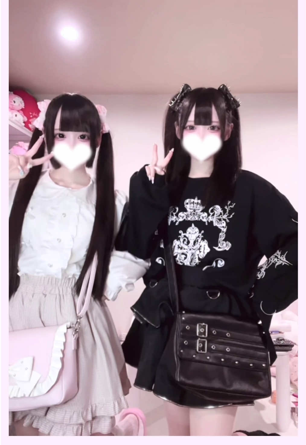 推忍♡しまむらコラボ販売始まったよー♡かわいいでしょイェイ⌯^⦁⩊⦁^⌯ಣ@こる@ステッカー販売中❤︎ #地雷 #量産型