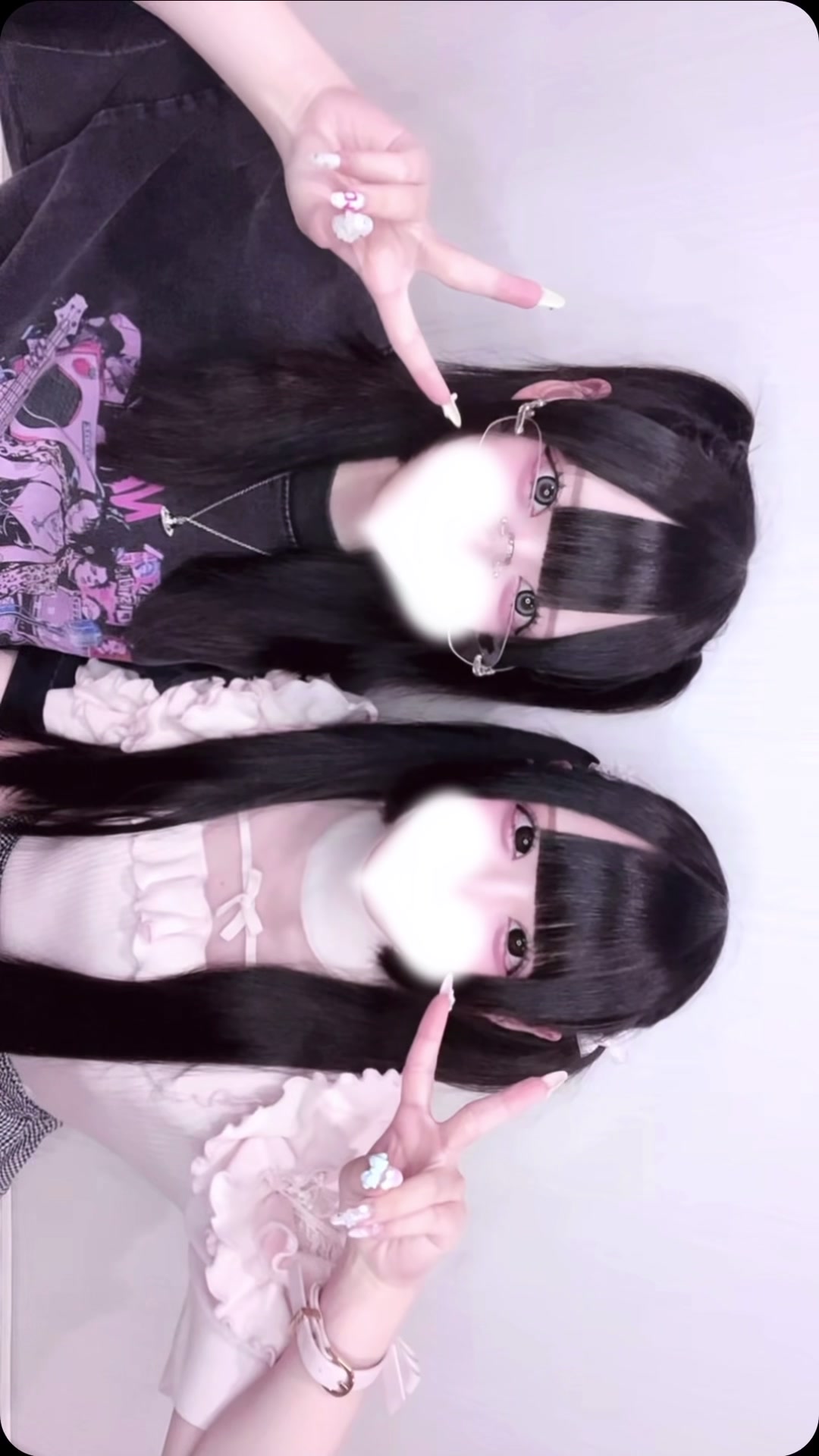 リムレスメガネかわいいよね꒰՞⸝⸝ ⭐︎ ·̫ ⭐︎ ՞꒱♡こるはメガネ似合うのに、わたしは超絶似合わないふたごなのにɿ