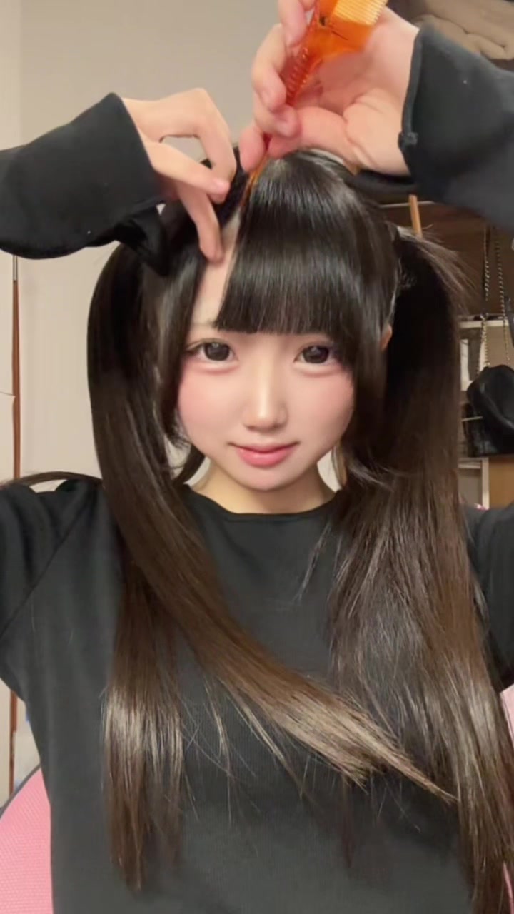 𝗻𝗲𝘄前髪だ！わホー！！！！#前髪 #前髪セット 
