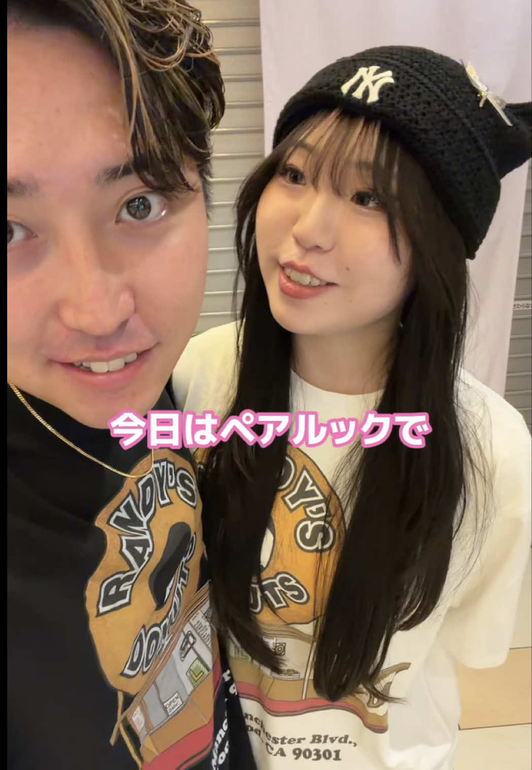 映画の趣味も合うことが仲良しの秘訣かも🎞️ 可愛いアイアンマンの服でペアルック💓 #映画 #マーベル #ディズニー #f