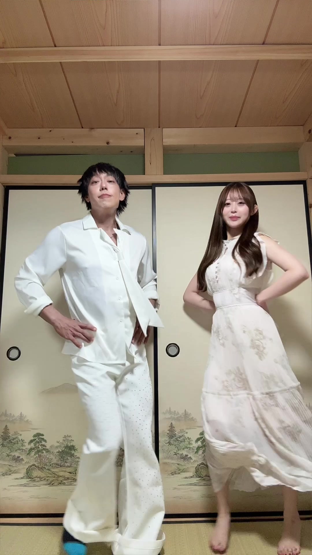 ショートスリーパー堀大輔さんにエアロピクルスしたいって言ったら踊ってくれた❕