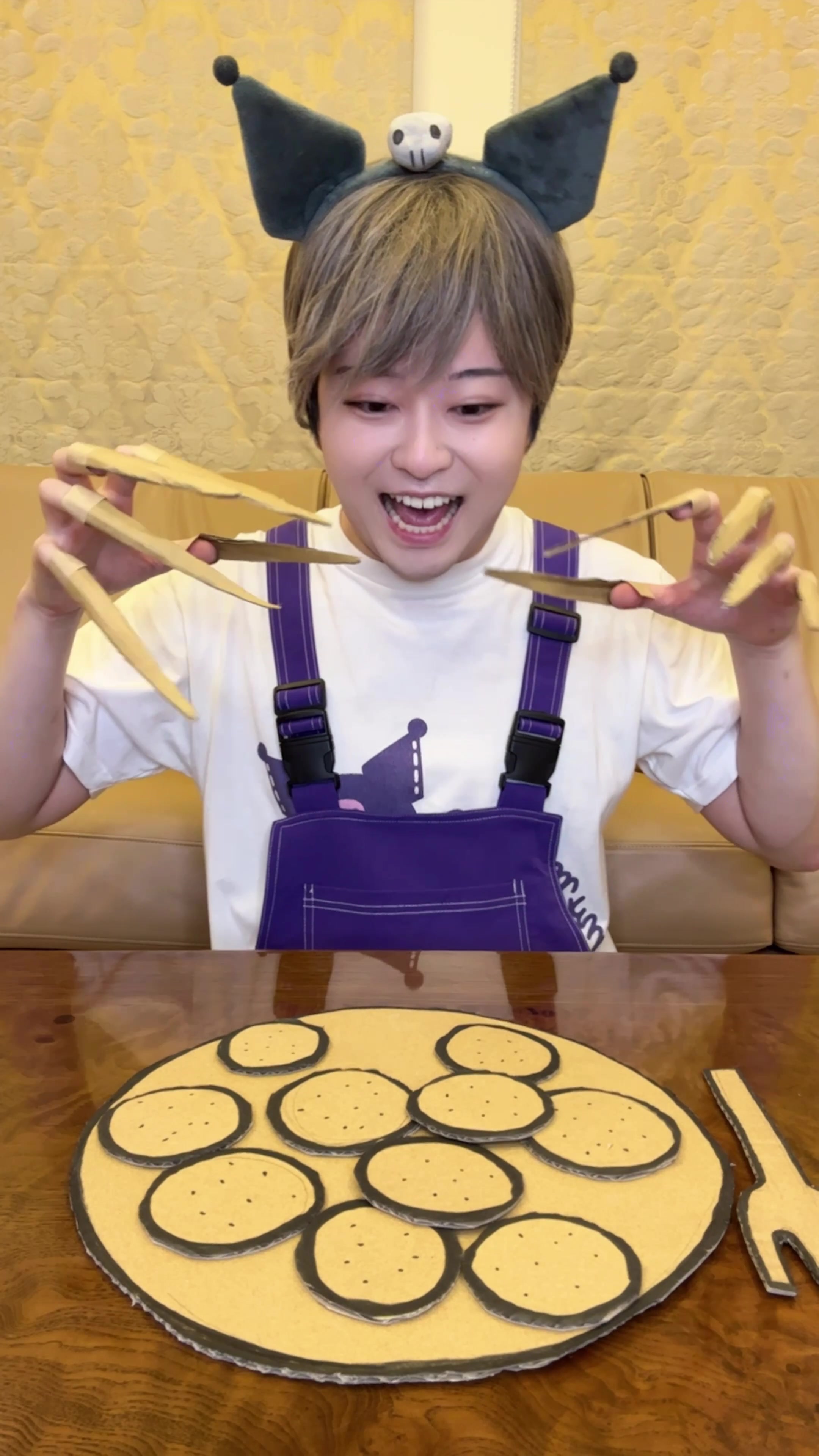 My nails are too long to eat！#asmr 