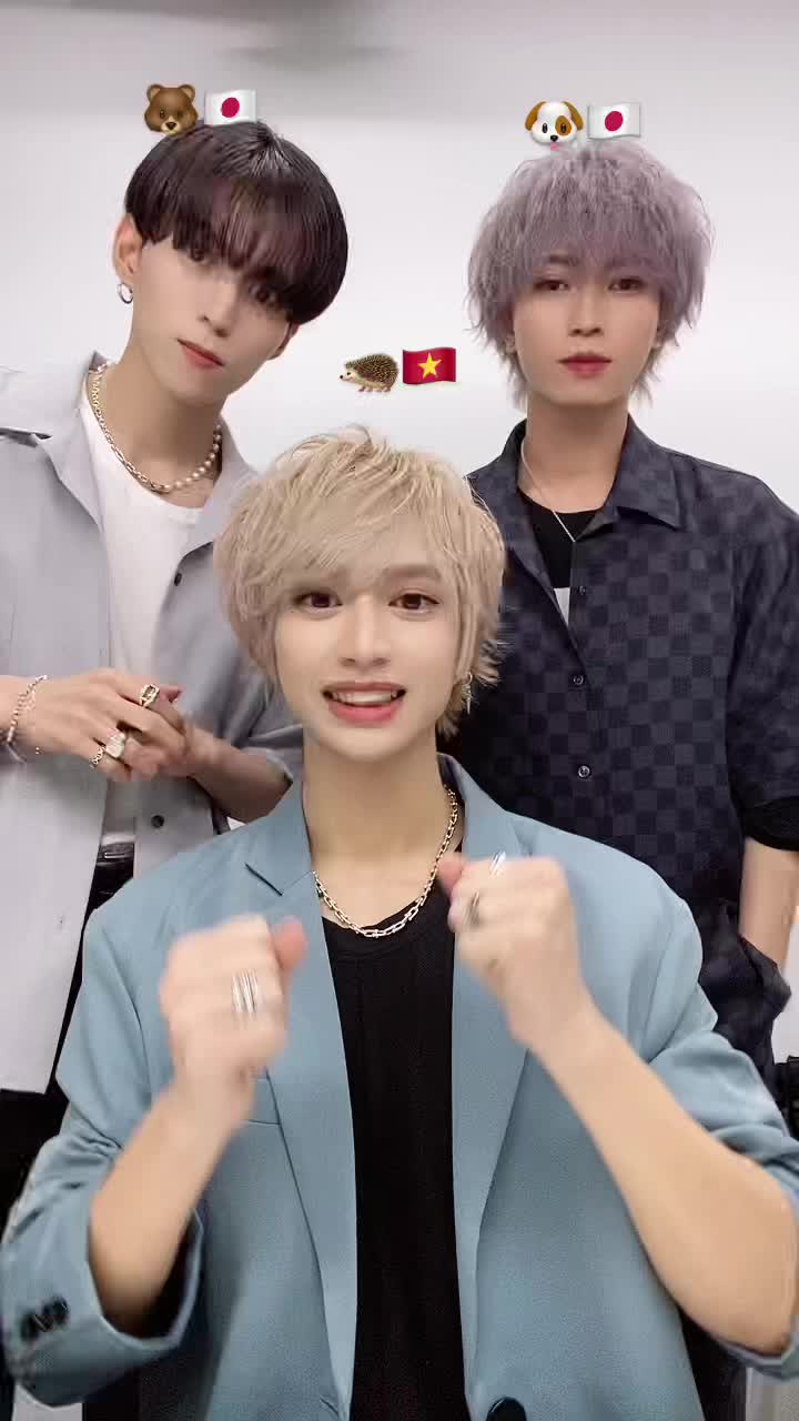 ✌️Who do you want?✌️🐻@KOHEY 🦔🐶@さく 　#fyp #tiktokvn #vietnam #